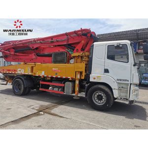 Used SANY Concrete Pump Truck Year 2018 Max. 37 M Horizontal Conveying Distance