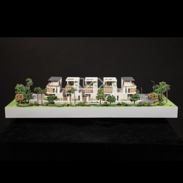 1/75 Town House Model Architectural Design Seamlessly Integrates Villa Sales
