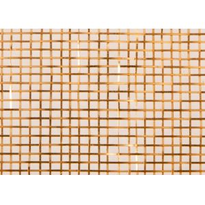 120m X 2.5m Laminated Glass Metal Mesh Bronze Color Copper Fine