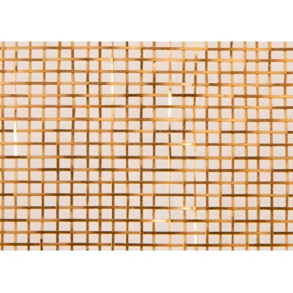 Buy 120m X 2.5m Laminated Glass Metal Mesh Bronze Color Copper Fine at wholesale prices