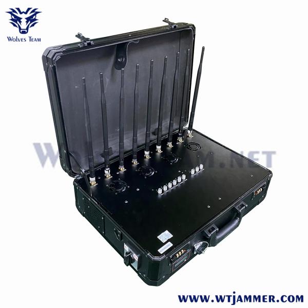 40W 8 Band Portable Handbag WIFI2.4G WIFI5.8G 2G 3G 4G Cell Pone Jammer -WT808TA5-8