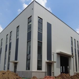 Prefab Multi-Storey Steel Warehouse with Truss Roof