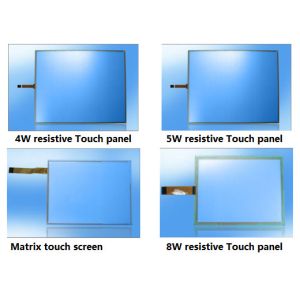 China ITO film Glass USB Resistive Matrix industrial Touch screen Panel 4w 5w 8w on sale
