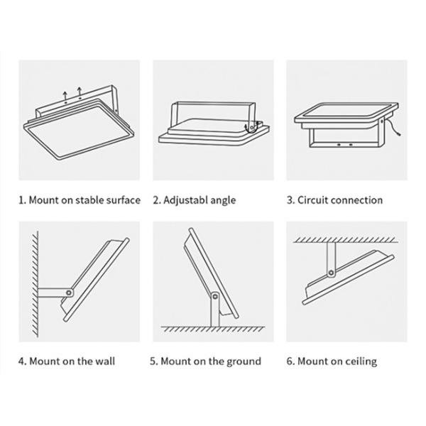 COB High Lumen Industrial LED Flood Lights