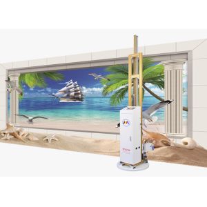 3D Wall Inkjet Printer 2.0m Painting Height