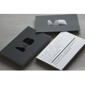 Quality Custom Design Black Paper Business Card Offset Printing Free Samples for sale