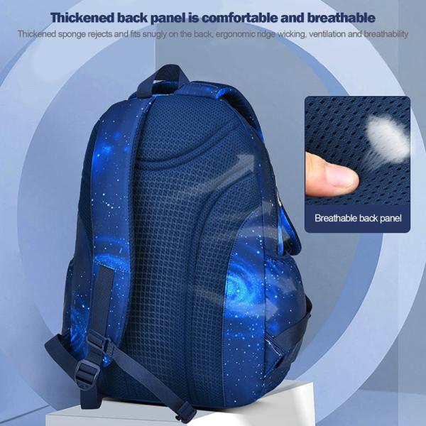 Children Waterproof Side Opening School Backpack For Kids Primary School Student