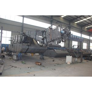 3000M2 Trash Skimmer Machines aquatic weed harvester reed water hyacinth