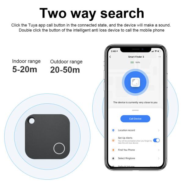 Buy Wireless Anti Lost ABS Personal Alarm Keychain Smart Wallet Tracker at wholesale prices