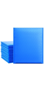 blue bubble mailers