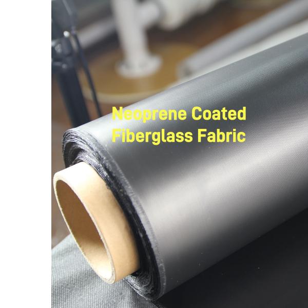 Buy Neoprene Coated Fiberglass Fabric  600gsm 50 Meter Roll Length at wholesale prices