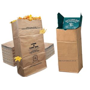 Quality Paper Lawn And Refuse Multiwall Kraft Lawn Bags for sale