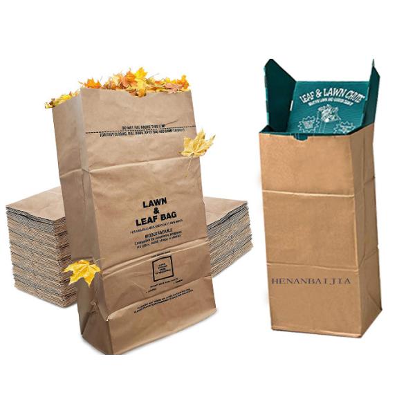 Paper Lawn And Refuse Multiwall Kraft Lawn Bags
