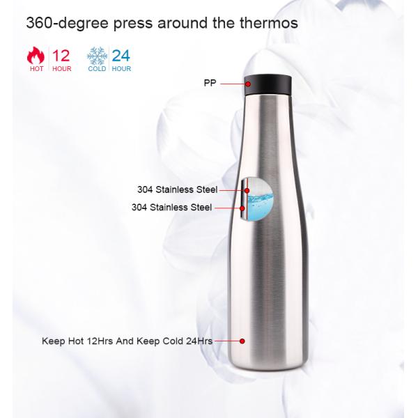 20oz Double Wall Stainless Steel Thermos Vacuum Flask Insulated 360 degree Water Outlet Sport Water Bottle