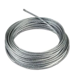 AiSi Standard 6x7 FC Galvanized Steel Wire Rope Strong and Sturdy for Any