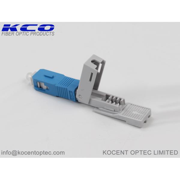 China FOFC SC/UPC SC/APC Fiber Optic Fast Connector FTTH Drop Cable 0.3dB Insertion Loss on sale China FOFC SC/UPC SC/APC Fiber Optic Fast Connector FTTH Drop Cable 0.3dB Insertion Loss on sale
