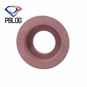 Quality Factory customizable Glass edge processing polishing pad pink grinding stone Cup type polishing wheel for sale