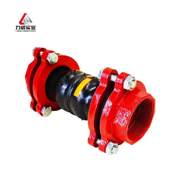 Buy EPDM Rubber Threaded Union Expansion Joint with Double-Ball Threaded Connection at wholesale prices
