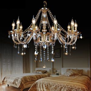 Amber crystal chandelier with Cheap Price (WH-CY-132)