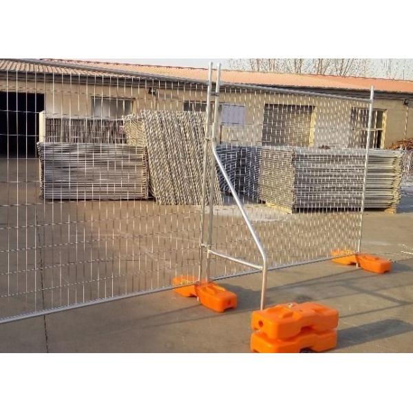 Buy 2100mm By 2400mm Temporary Steel Fencing Portable Welded Metal Outdoor at wholesale prices