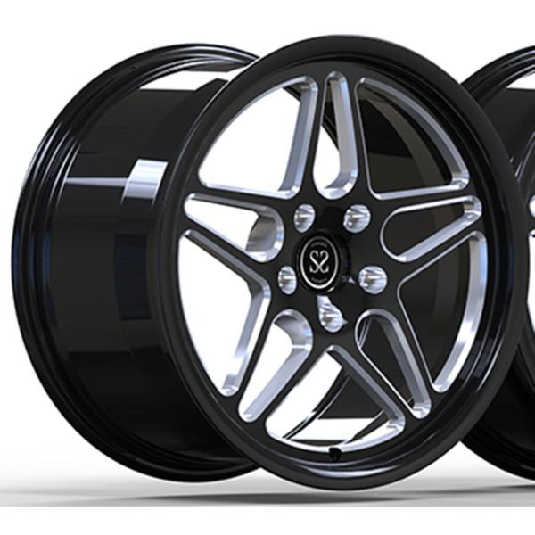 Buy 8.5Jx21 ET30 1 Piece Forged Monoblock Rims Gloss Milling Windows For Audi A7 48K at wholesale prices