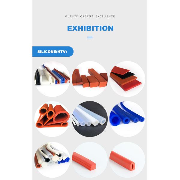 Water-proof silicone rubber strip , silicone profile multi-color is available , no smell, food grade