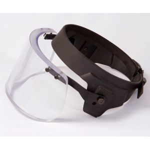 bullet proof ballistic visor for Police and Military Use with 22 mm thickness