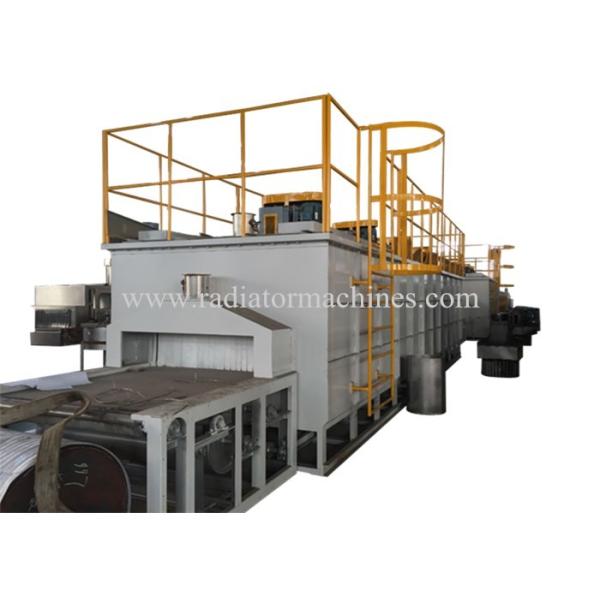 Electric And Gas Furnace Brazing Equipment 4M + 6 M For Aluminium Radiator Brazing