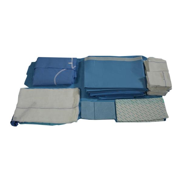 Buy Disposable Sterile Surgical Drapes Disposable Surgical Kits SMMS Material at wholesale prices