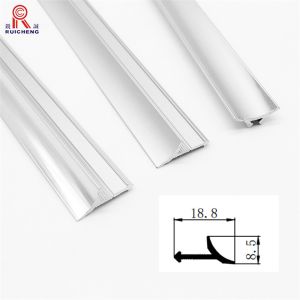 Modern Aluminum Brushed Baseboard Skirting Board Wall Protection