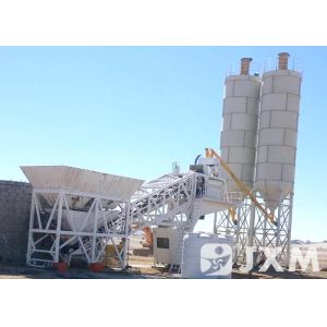 Professional Mobile Concrete Batching Plant Movable 25m3 Ready Mixed Precast