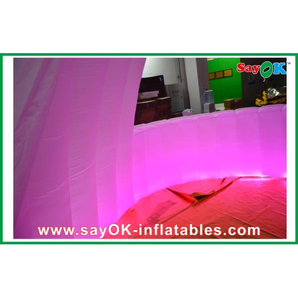 Outdoor PVC / Oxford Cloth Inflatable LED Show Tent , Customized LED Bar Counter Inflatable Work Tent