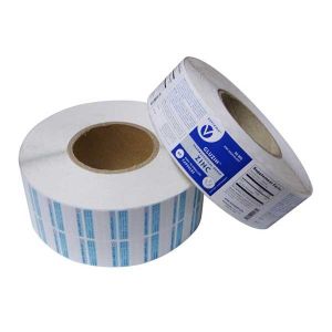 China custom paper adhesive labels for glass bottle,Paper material adhesive label on roll forms made in China on sale