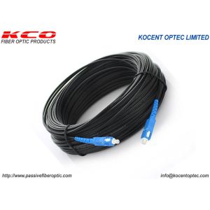 1fo 2fo 4fo Outdoor KFRP FRP FTTH Drop Fibre Optics Cable LSZH PVC
