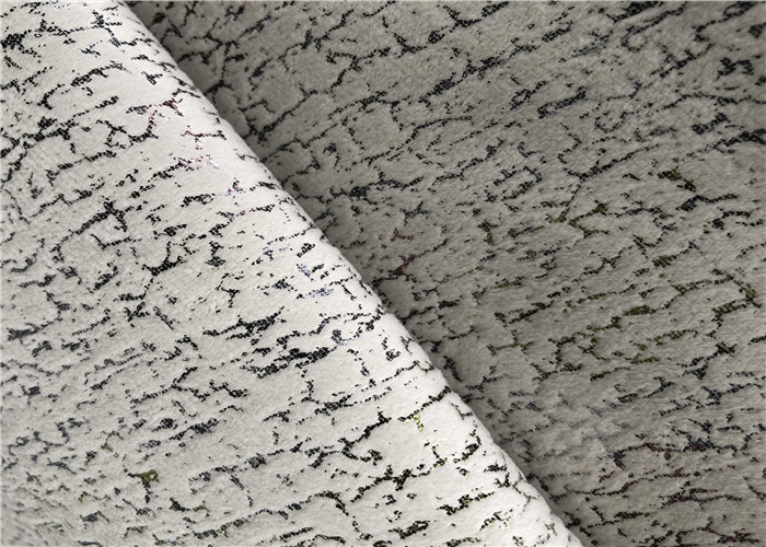 Foil Printed 75D Velvet Couch Material Holland 100% Polyester