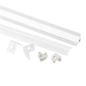 Housing V Shape Corner Mounted Led Aluminum Channel For Cabinet Light