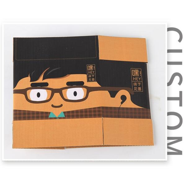 Recycled Materials Custom Corrugated Boxes Preferred Material With Strong Tensile Force