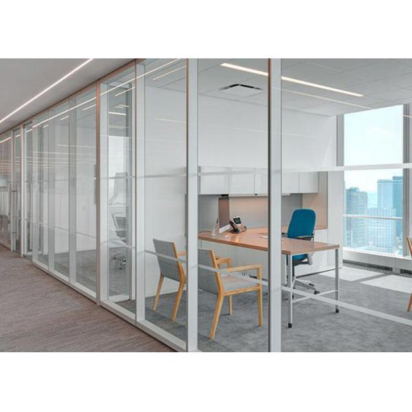 Buy Relocated Reusable Acoustic Glass Office Partitions Panel Hooked Partition System at wholesale prices