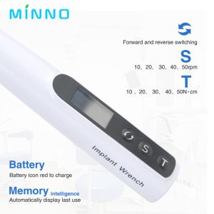 Dental Cordless 360° Rotating Mini Torque Wrench from BetterWay Motor X for