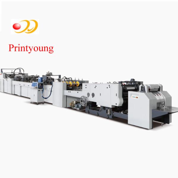 Buy Automatic Sheet Feeding Paper Bag Making Machine With Handle Application at wholesale prices