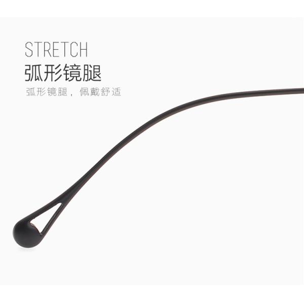 Unisex Full Parim Eyeglasses Frames Fashionable Wayfarer Plastic 54 16 146