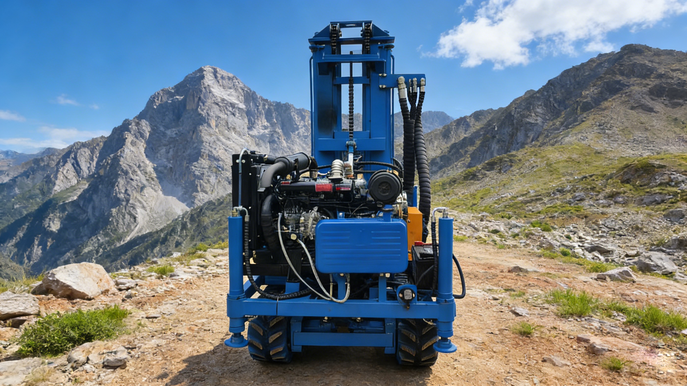 Small Down-the-hole Crawler Drill Boasts Strong Power And Easy Transportation