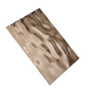 Water Ripples Mirror Color Stainless Steel Sheet 316L 304 430 Customized