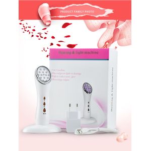 LED Photon Therapy Iontophoresis Radio Frequency Skin Device Rechargeable