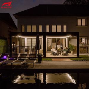 Garden Louver Roof Aluminum Bioclimate Pergolas 3x4 Patio Outdoor