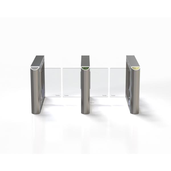 China Optical Tempered Glass Speed Gate Turnstile Swing Barrier With Multi Passage Way on sale China Optical Tempered Glass Speed Gate Turnstile Swing Barrier With Multi Passage Way on sale