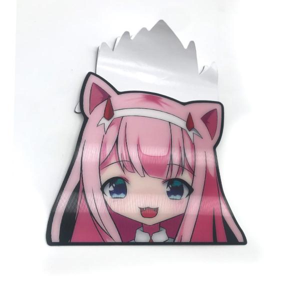 Wholesale Dragon Ball Design Waterproof 3D Anime Stickers Changing Flips Decals Lenticular Car Stickers Anime