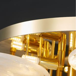 Modern Glass Industrial Retro Household Lamp Living Room chandelier ceiling