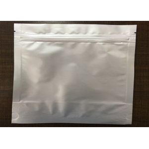 Custom Color Matt Zipper Lock Bags Gravure Printing 3 Side Seal With Circular