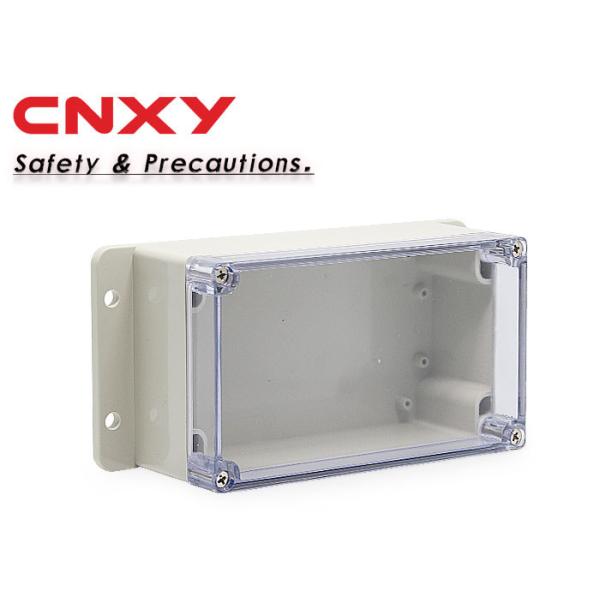 Buy IP65 Waterproof Junction Box , Small Plastic Enclosure Transparent Cover at wholesale prices